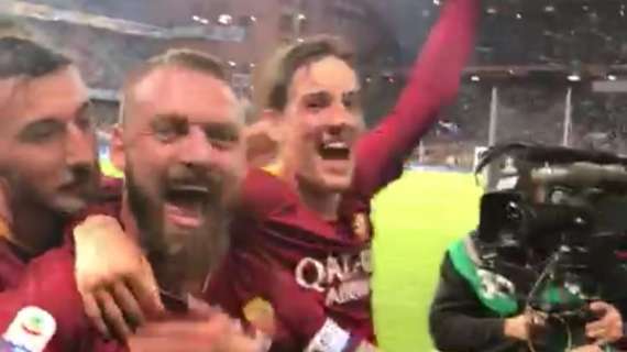 Sampdoria - Roma, De Rossi esulta con bestemmia: da squalifica? – VIDEO