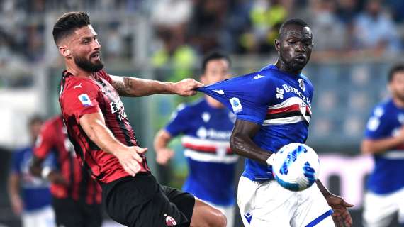 Sampdoria - Milan, ancora problemi per Dazn: l'audio arriva prima delle immagini
