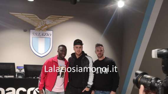 Lazio, i giocatori all'inaugurazione del Lazio Style a Valmontone - FT&VD