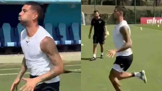 Lazio, Zaccagni e Patric in campo: l'allenamento e il recupero