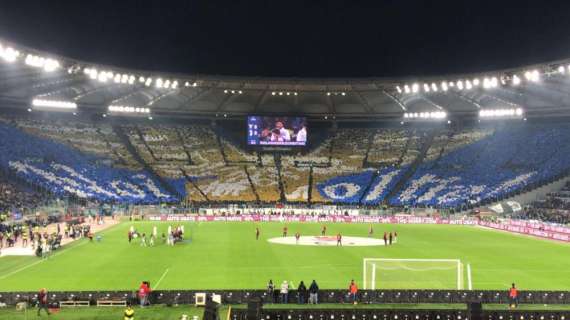 Lazio - Juventus, la scenografia della Curva Nord: "Noi oltre!" - FOTO