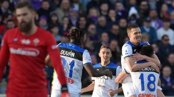 Serie A, l'Atalanta ribalta la Fiorentina: superata la Roma