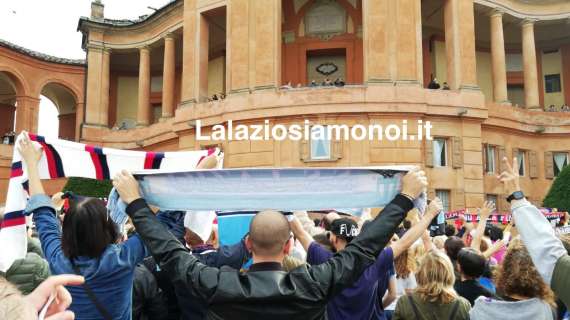 Mihajlovic, i tifosi di Lazio e Bologna al Santuario di San Luca - FOTO