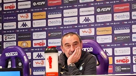 RIVIVI LA DIRETTA | Fiorentina-Lazio, Sarri: "Squadra mentalmente devastata. Ho visto..."