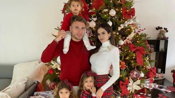 Lazio, gli auguri di buona vigilia dalla famiglia Immobile - FOTO