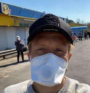 Lazio, anche Leiva rispetta le norme: va al supermercato con la mascherina