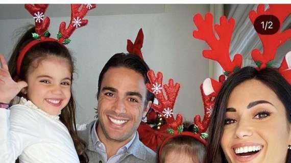 Lazio, primo Natale da dirigente per Matri: gli scatti con la Nargi e le figlie - FT