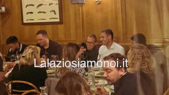 Lazio, festa per Luiz Felipe: cena tra i brasiliani biancocelesti - FOTO