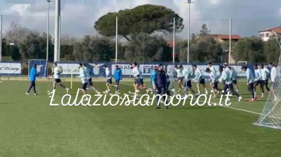 FORMELLO - Lazio, 15' aperti ai media: la rifinitura anti-Braga - VIDEO