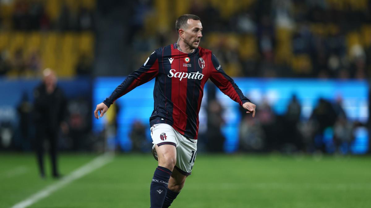 Bologna, per Bernardeschi sei settimane di stop