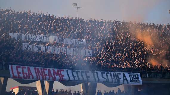 Lecce, il Giudice Sportivo ci va giù pesante dopo la protesta: ecco il provvedimento