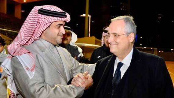 RIYAD - Lazio, Lotito incontra il presidente dell'Al Shabab - FOTO