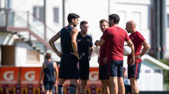 Roma, inizia la preparazione al derby: Spinazzola a parte, Zaniolo in gruppo