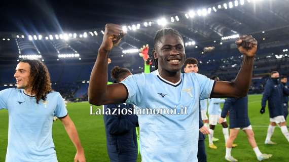 Lazio, Tchaouna carica il gruppo sui social: "Continuiamo così" - FOTO