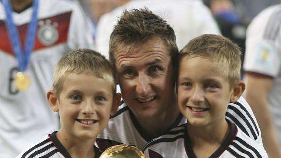 Piccoli Klose crescono: "Io e i miei figli viviamo per il gol"