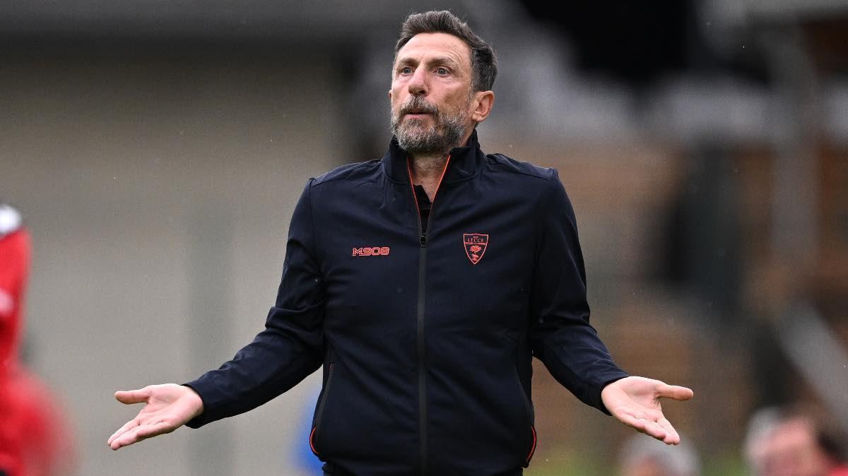 Lecce, Di Francesco si congratula con Sarri a Dazn