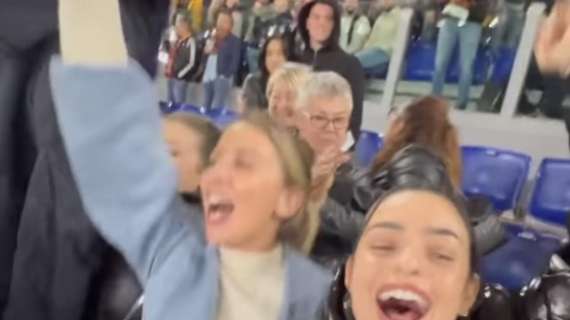 Roma-Lazio, la pazza gioia delle wags biancocelesti - VIDEO