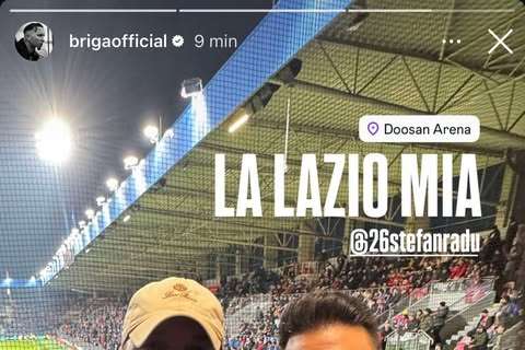 Lazio, Briga e Radu insieme in trasferta a Plzen: la storia social - FOTO