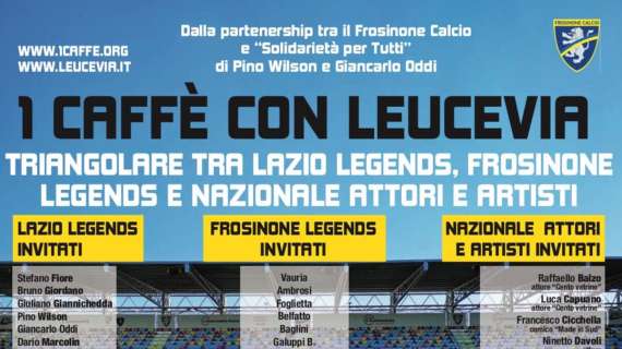 Lazio, rinviato l'evento "1 caffè con Leucevia". Ecco la nuova data