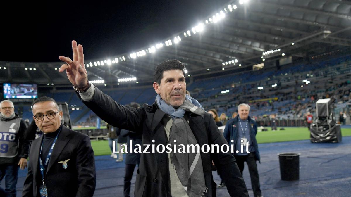 Lazio, contro la Juve c'era un tifoso in più: Salas pazzo di Basic - FOTO