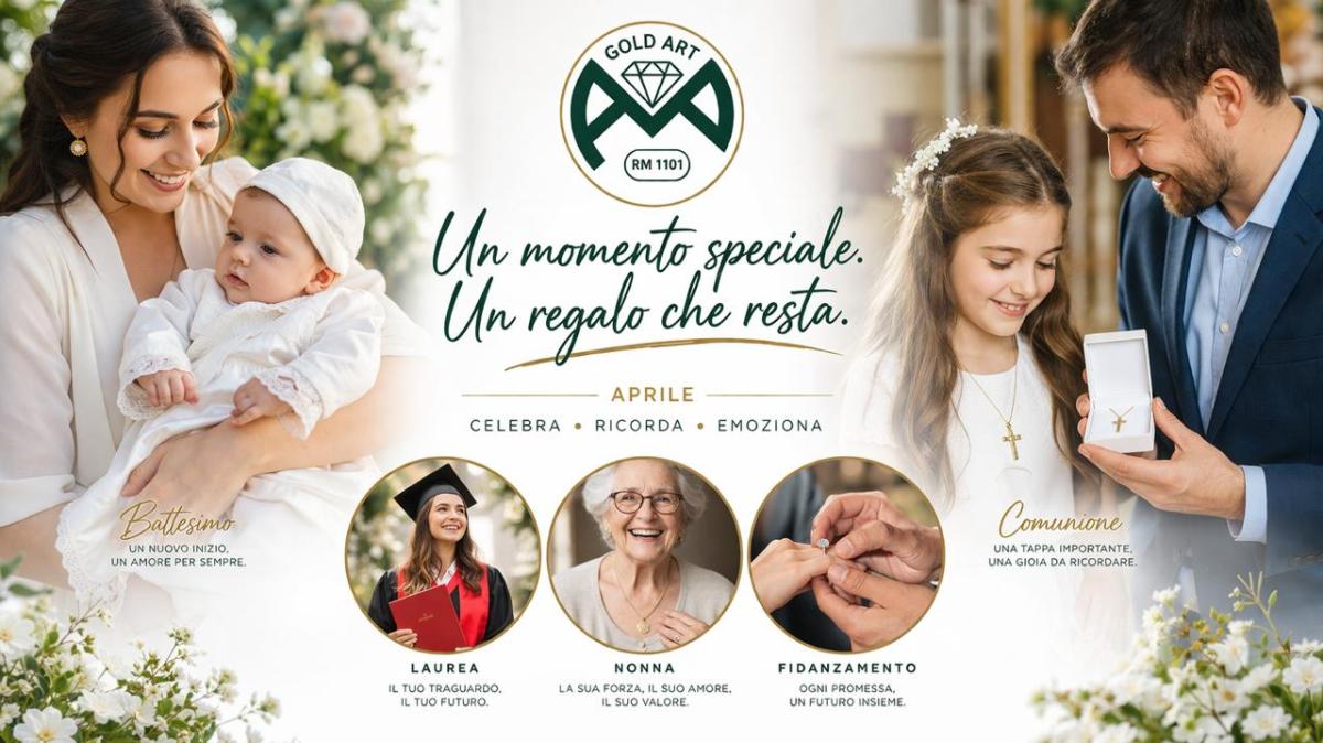 Aprile accende i sentimenti: da Gold Art ogni emozione diventa un regalo che resta