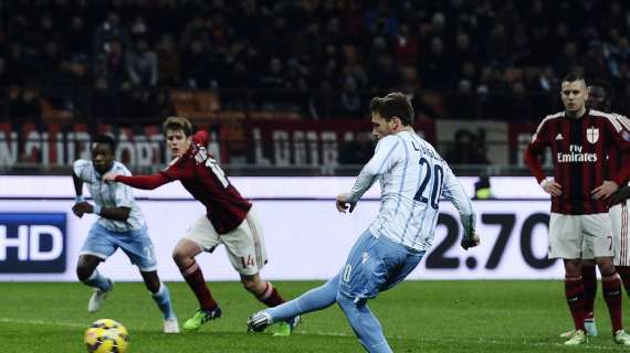 RIVIVI IL LIVE - Milan - Lazio 0-1 (38' rig. Biglia)