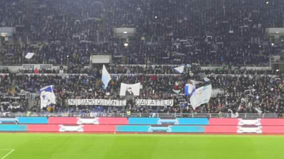 Lazio - Juventus, il ricordo della Tevere per Attilio: "Noi siamo qui con te" - FT