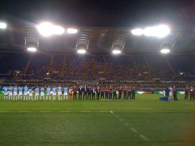 La Lazio si ripresenta al suo pubblico sotto il segno di Olympia... I nuovi acquisti in coro: "Forza Lazio", Capitan Rocchi: "Sono felice dell'entusiasmo che si è creato" - PHOTOGALLERY