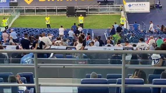 Lazio - Bologna, all'Olimpico c'è l'assessore Onorato. E al gol di Immobile... - VIDEO