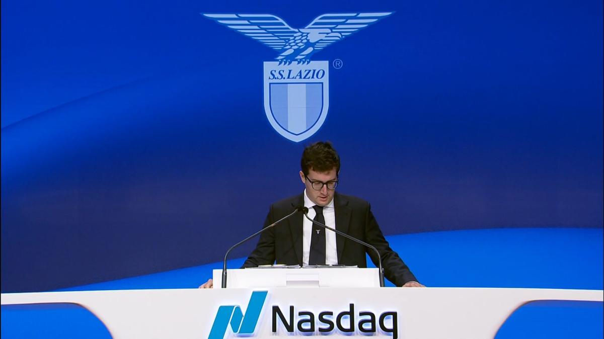 Lazio al Nasdaq, il discorso di Enrico Lotito: rivivi le sue parole
