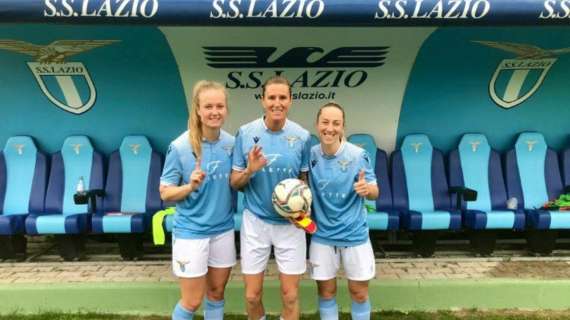 Lazio Women, Morace e i festeggiamenti al triplice fischio: "Godiamoci questa vittoria" - FOTO