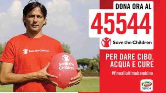 Save The Children e la Serie A ancora insieme: Inzaghi tra i volti della campagna "Fino all'ultimo bambino"