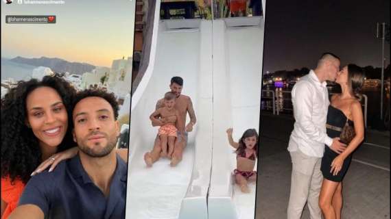 Lazio, week-end di relax: per Anderson fuga d'amore in Grecia. E Luis Alberto... - FOTO