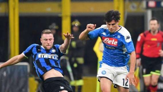 Napoli - Inter, ancora ascolti da urlo: 7 milioni di spettatori e 32% di share