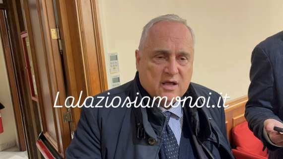 Lazio, Lotito: "Inter? Ci accontentiamo di quel che cade dalla testa dei signori"