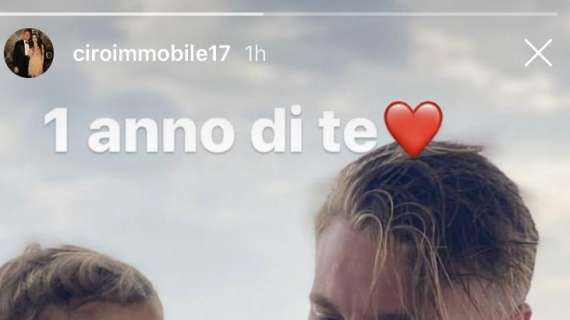 Lazio, il piccolo Immobile compie un anno: gli auguri di mamma e papà - FT