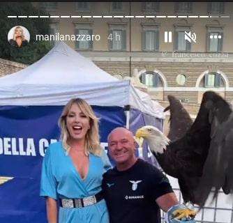 Lazio, Manila Nazzaro: l'ex Miss Italia posa con Olympia