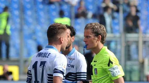 Lazio - Sampdoria, l'arbitro della gara: i precedenti con i biancocelesti
