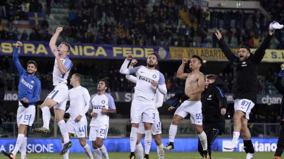 Serie A, l'Inter batte l'Hellas Verona 2-1 e si riprende il secondo posto