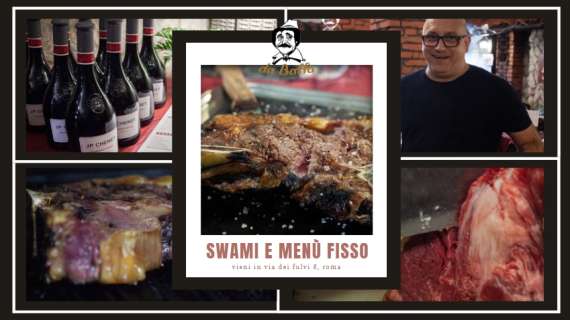 DA BAFFO NUOVE CARNI COME LA SWAMI E UN SUPER MENU' FISSO A 35€!