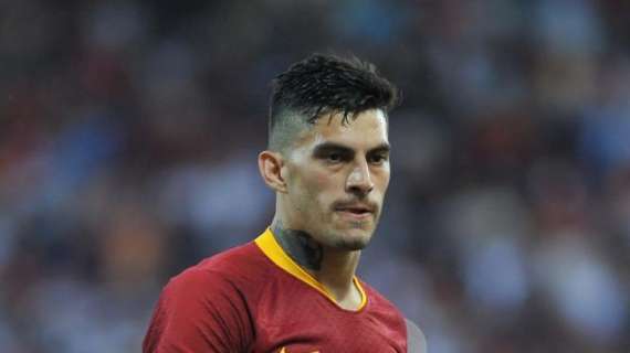 Roma, problema muscolare per Perotti: l'argentino potrebbe saltare il derby