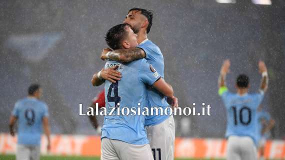 Lazio - Nizza, Patric festeggia e carica la squadra: "Continuiamo così"