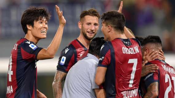 Serie A, il Bologna batte la Samp e aggancia la Lazio