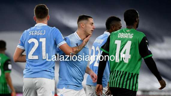 IL TABELLINO di Lazio - Sassuolo 2-1 