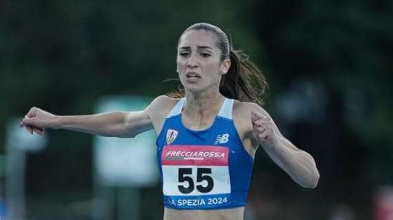 Atletica, Alice Mangione sul podio: è campionessa assoluta  - FOTO