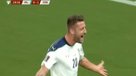 Qualificazioni Mondiali, alla Serbia non basta Milinkovic: nel finale arriva il pareggio dell'Irlanda - VIDEO