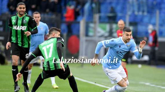 Lazio - Sassuolo, partita quasi in equilibrio: i numeri del match
