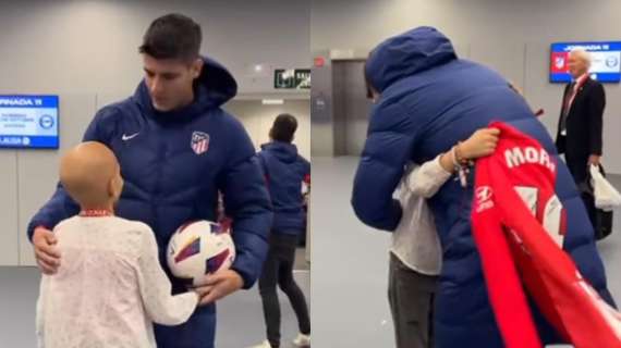 Atletico Madrid, Morata emoziona il mondo del calcio: l'incontro con María va virale