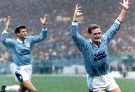 Lazio, 28 anni fa l'esordio di Paul Gascoigne in biancoceleste