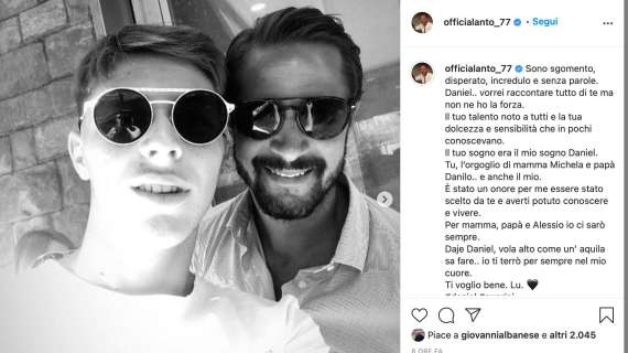 Guerini, il messaggio dell'agente Antonini: "Oggi ti salutiamo ma non per sempre" - FOTO